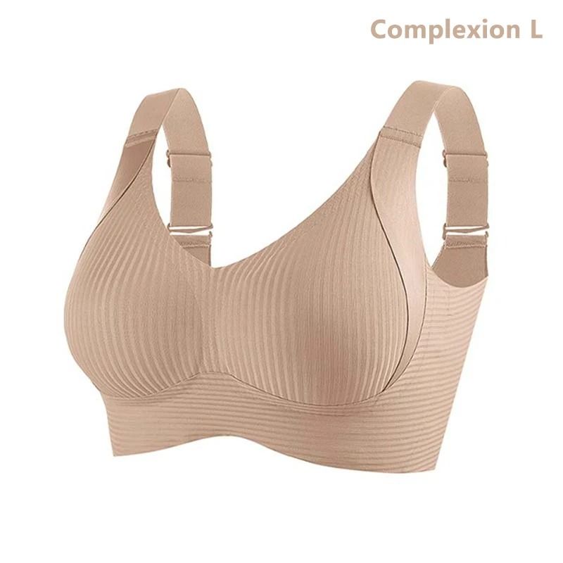 FlexSupport Seamless Wire Free Plus Size Bra With Removable Pads 16
