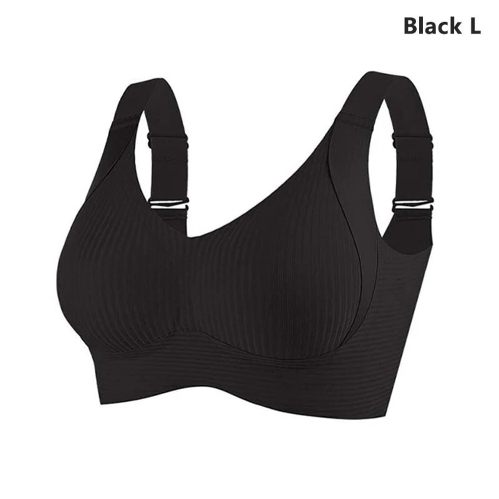 FlexSupport Seamless Wire Free Plus Size Bra With Removable Pads 6