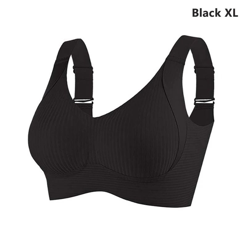 FlexSupport Seamless Wire Free Plus Size Bra With Removable Pads 7