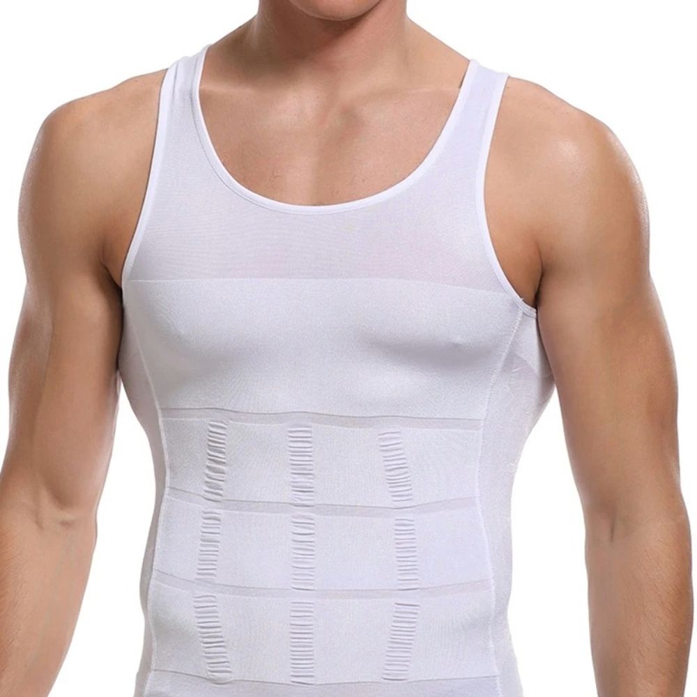 CoreFit Mens Body Shaper Vest Compression Tank Top 2