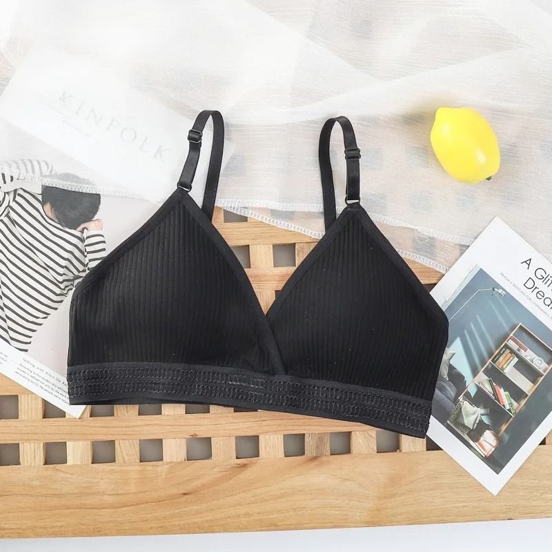 PureLift Seamless Push Up Bra Wireless V Neck Bralette 6