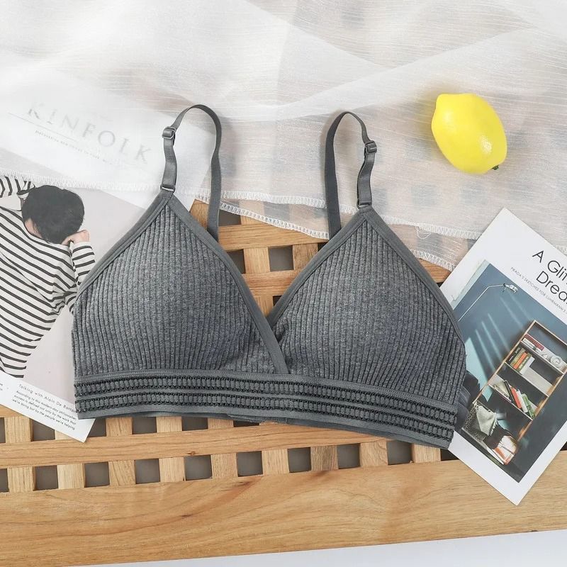 PureLift Seamless Push Up Bra Wireless V Neck Bralette 3