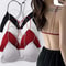 LunaChic Front Button Bralette Wire Free Triangle Cup Bra 6