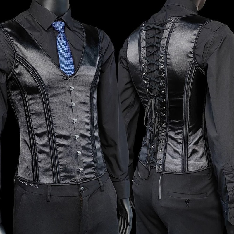 RegalFit Mens Waist Trainer Corset Slimming Vintage Waistcoat 22