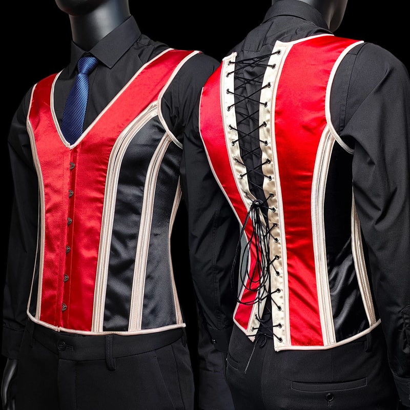 RegalFit Mens Waist Trainer Corset Slimming Vintage Waistcoat 17