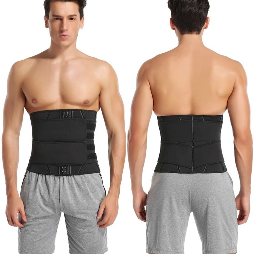 HeatCore Mens Neoprene Waist Trainer Sauna Sweat Belt 10