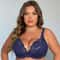 EleganceCurve Plus Size Lace Bra E Cup Underwire Support 6