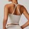 FlexGlow Nude Sports Bra Slim Fit Yoga Fitness Vest 11
