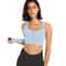 PowerFlex Front Zipper Sports Bra Plus Size Shockproof Crop Top 1