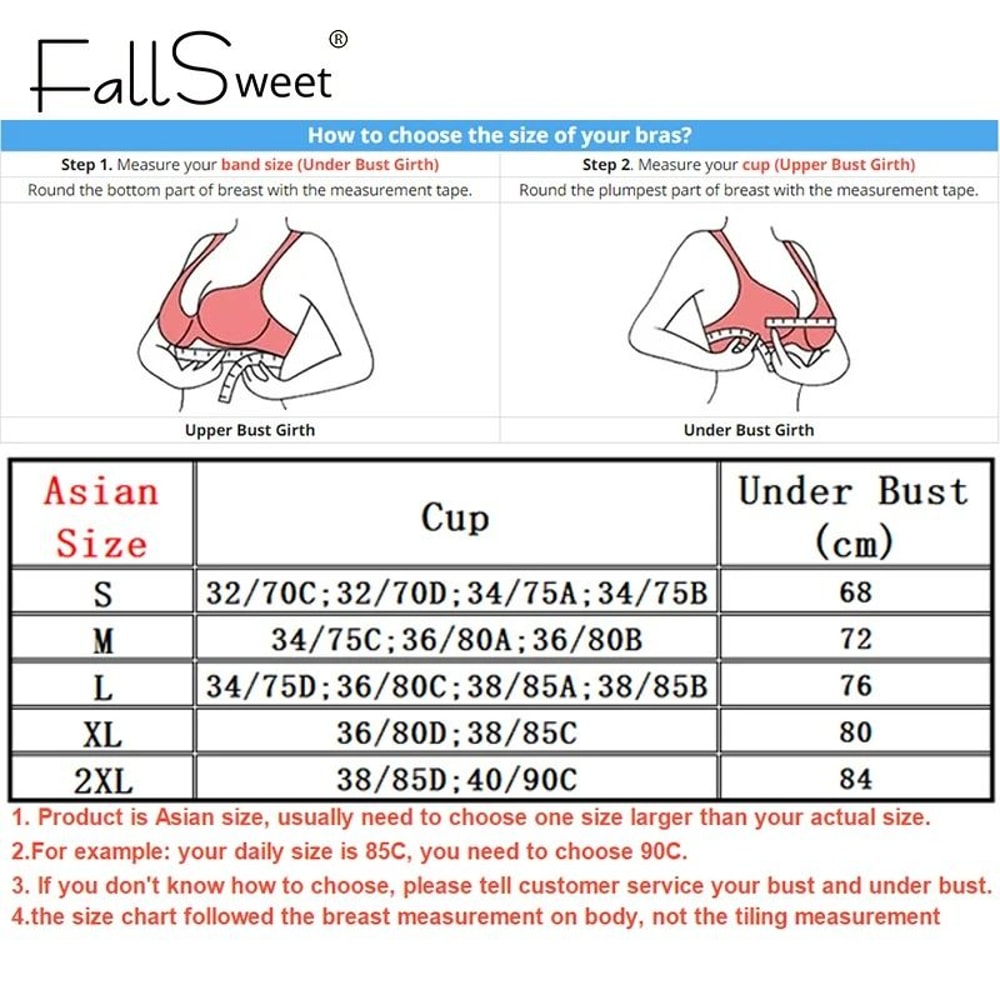FallSweet Wire Free Front Closure Seamless Full Coverage Bra 10