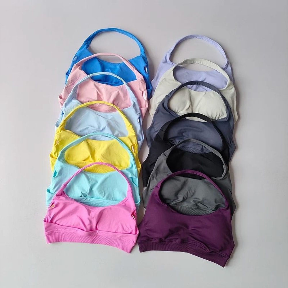 PowerCurve Shockproof Seamless Padded Athletic Sports Bra 0