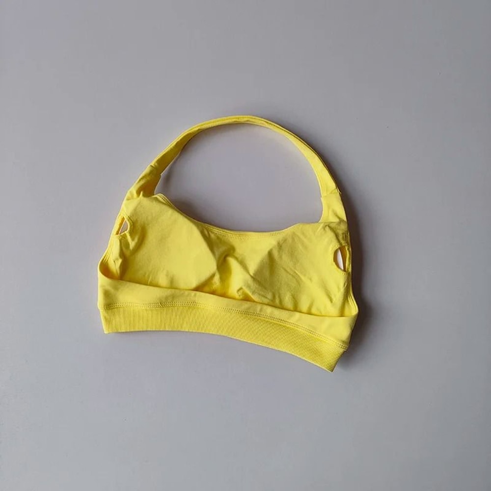 PowerCurve Shockproof Seamless Padded Athletic Sports Bra 8