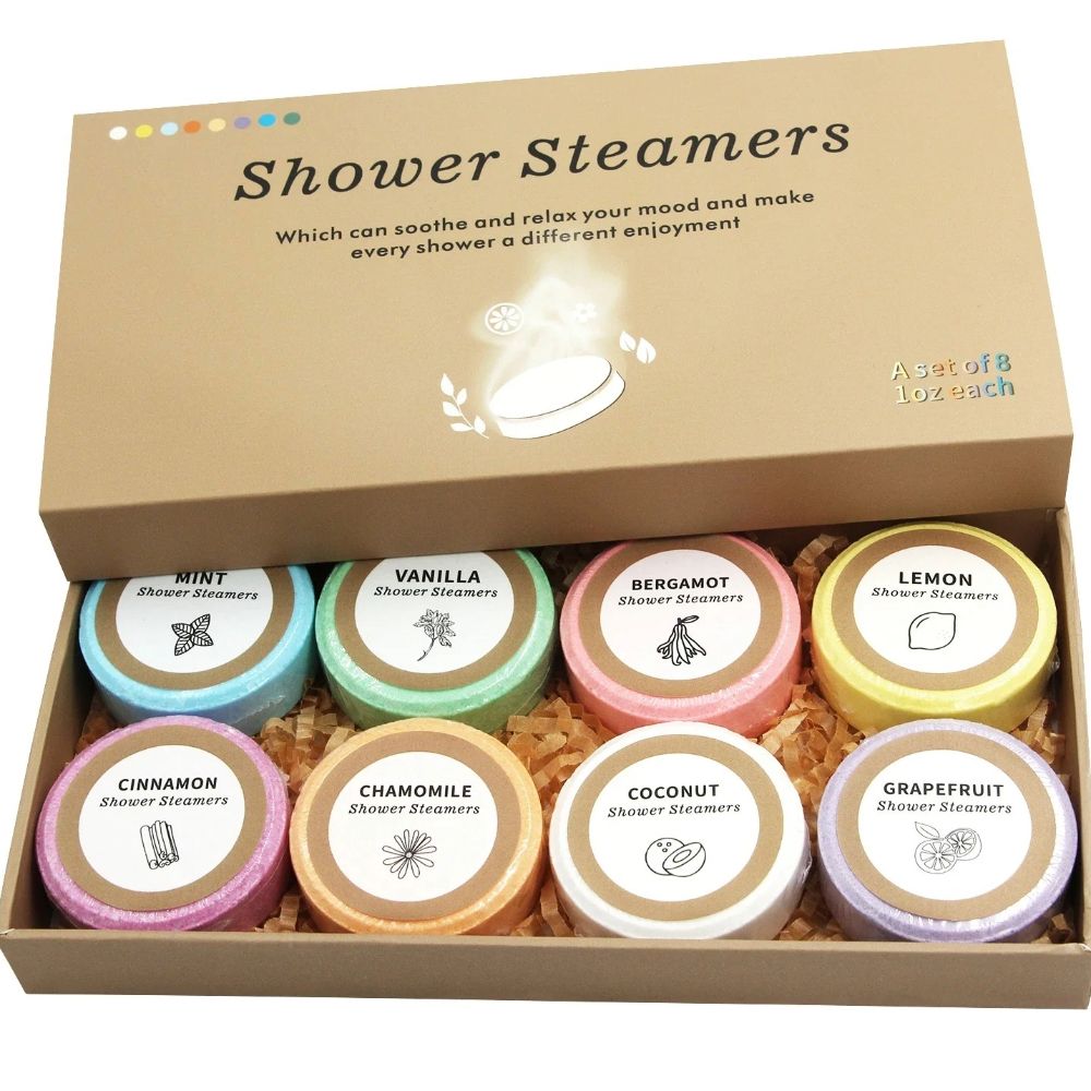 Luxury Shower Steamers 8 Pack Essential Oil Shower Bombs Gift Set 3