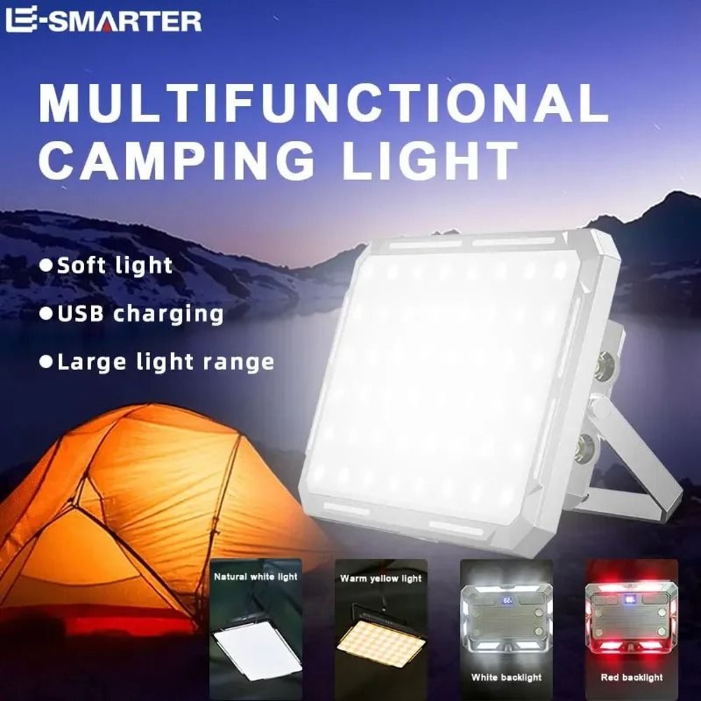 Rechargeable LED Camping Tent Light High Power Waterproof Emergency Lantern 2