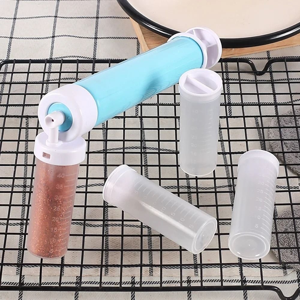 Manual Airbrush Kit For Cake Decorating DIY Baking Spray Tool 9