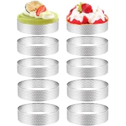 304 stainless steel mousse ring cake mold with hole bottom