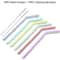 Reusable Colorful Silicone Straws Heat Resistant Bubble Tea Cup Accessories 3
