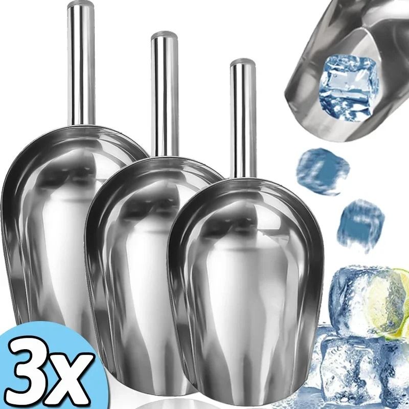 Multifunctional Stainless Steel Ice Scoop And Coffee Bean Measuring Spoon 9