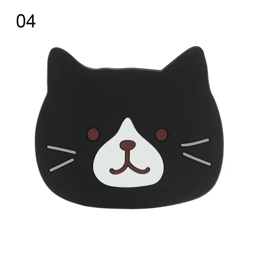 Cartoon Cat Silicone Drink Coasters Heatproof Non Slip Placemats 4