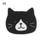Cartoon Cat Silicone Drink Coasters Heatproof Non Slip Placemats 4