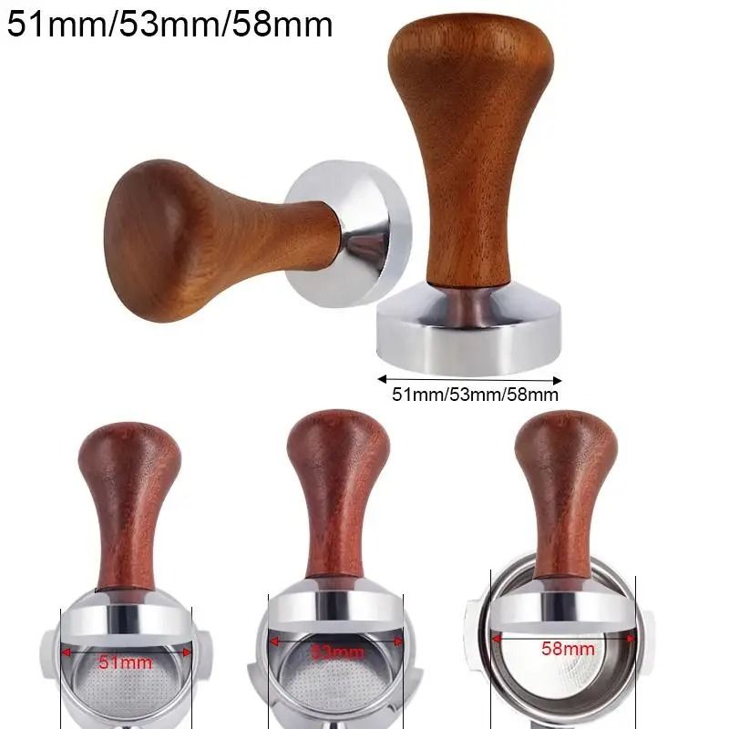 Aluminum Espresso Tamper 51mm 53mm 58mm Coffee Powder Compactor 3