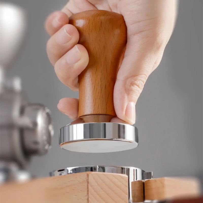 Aluminum Espresso Tamper 51mm 53mm 58mm Coffee Powder Compactor 6