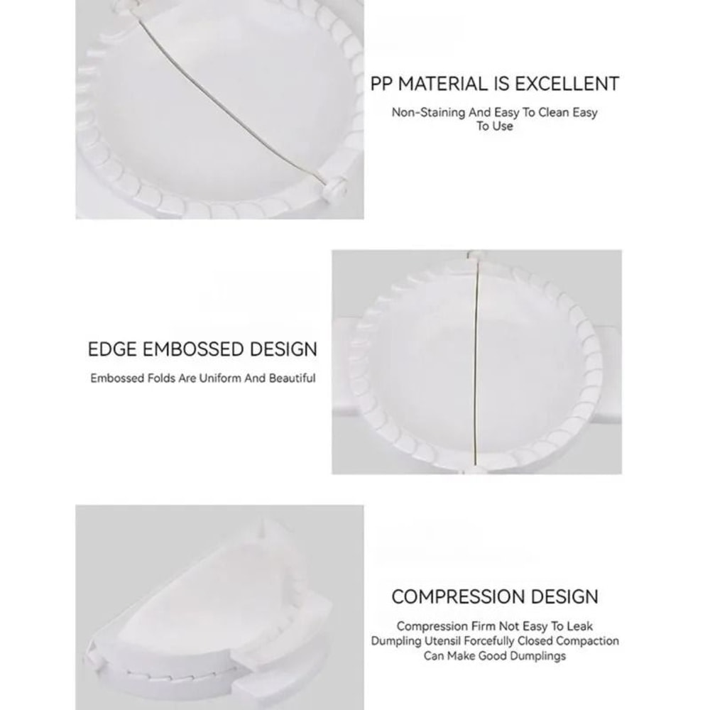 Upgraded Dumpling Mold Dough Press And Wrapper Shaper Tool 3