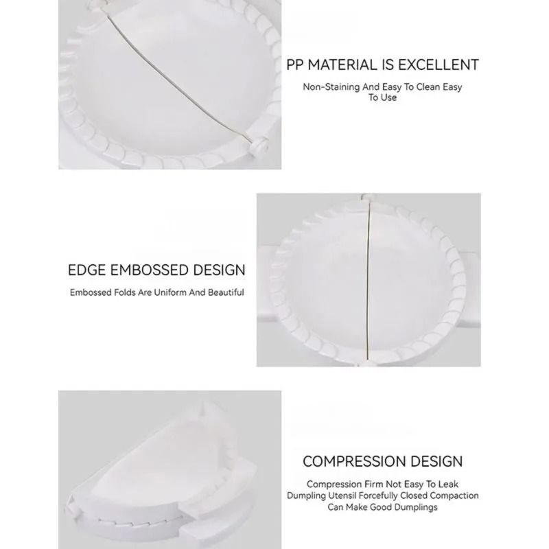 Upgraded Dumpling Mold Dough Press And Wrapper Shaper Tool 3