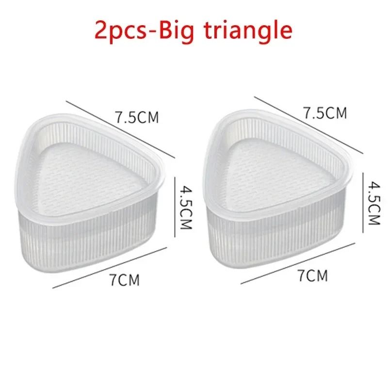 DIY Sushi Mold Set Triangle Rice Ball Maker For Lunch Box 2