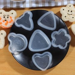 diy sushi mold set triangle rice ball maker for lunch box