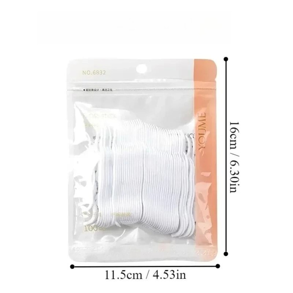 Disposable Dental Floss Sticks Portable Interdental Cleaner 4
