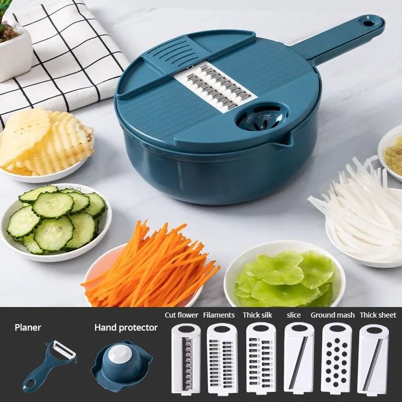 Multi Function Manual Vegetable Cutter And Grater Slicer Shredder 5