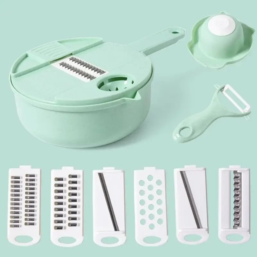 Multi Function Manual Vegetable Cutter And Grater Slicer Shredder 8