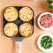 4 Hole Nonstick Egg Omelette Pan Induction Breakfast Maker 6