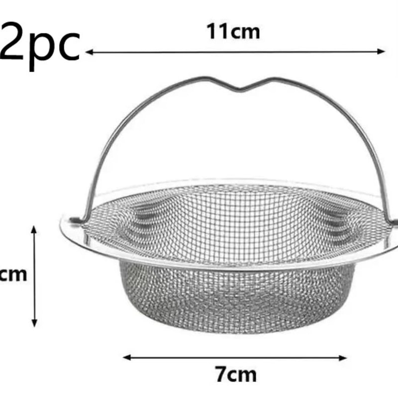 Stainless Steel Kitchen Sink Filter Strainer Hair And Food Catcher 2