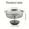 2 Set Stainless Steel Kitchen Sink Strainer With Handle And Stopper 5