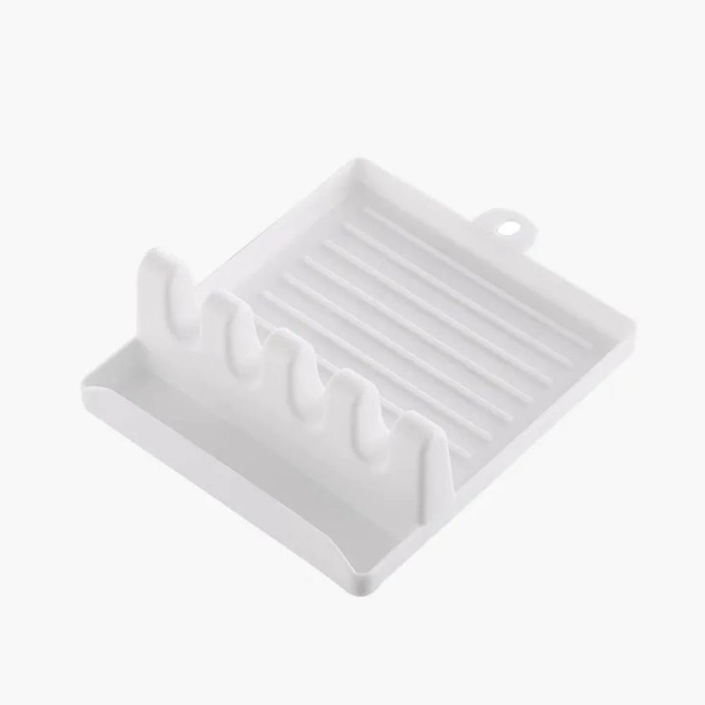 Multi Function Spatula And Pot Lid Rack Countertop Spoon Holder 1