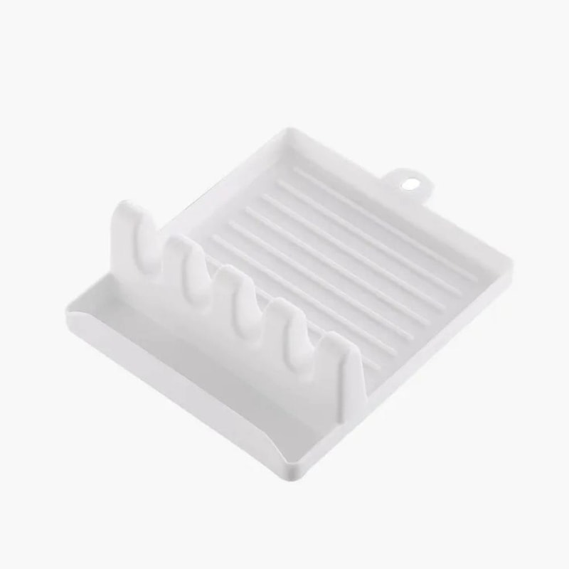 Multi Function Spatula And Pot Lid Rack Countertop Spoon Holder 1