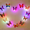 10 Piece 3D LED Butterfly Wall Light Stickers For Garden And Party Decor 4