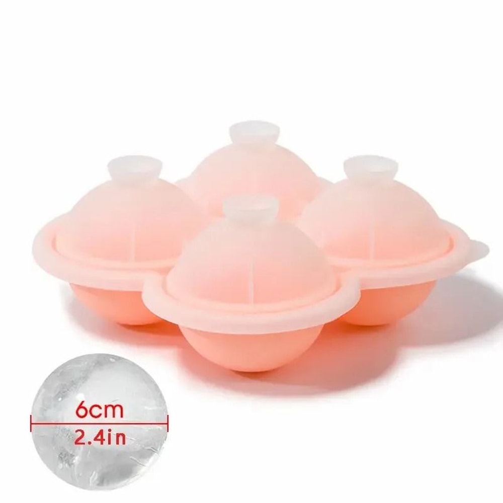 Large Silicone Ice Cube Tray Easy Release Whiskey And Cocktail Mold 2