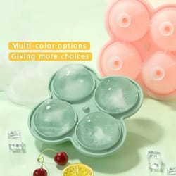 large silicone ice cube tray easy release whiskey and cocktail mold