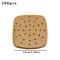 100 Piece Disposable Air Fryer Paper Liners Non Stick Oil Absorbing Baking Sheets 2