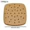 100 Piece Disposable Air Fryer Paper Liners Non Stick Oil Absorbing Baking Sheets 6