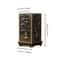 Square Vertical Incense Burner Alloy Aromatherapy Holder With Chinese Plum Design 6
