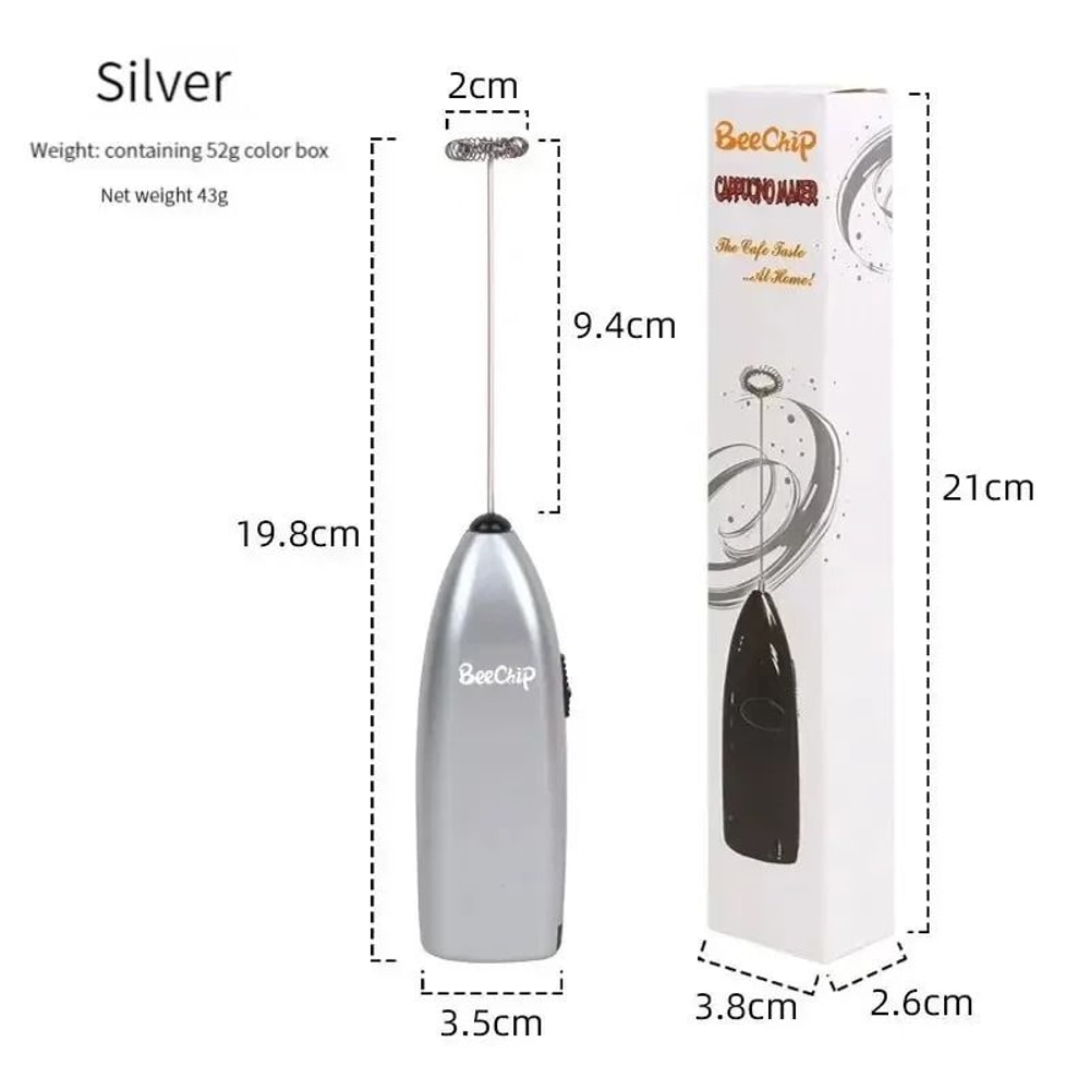 Mini Electric Handheld Whisk Milk Frother And Egg Beater 2