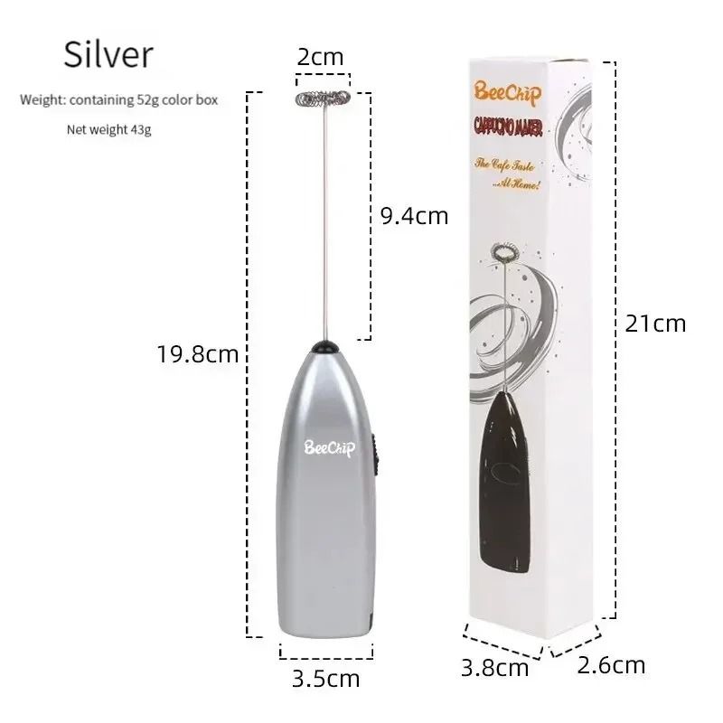 Mini Electric Handheld Whisk Milk Frother And Egg Beater 2