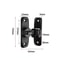 Heavy Duty Flip Up Door Latch 90 And 180 Degree Zinc Alloy Security Lock 5
