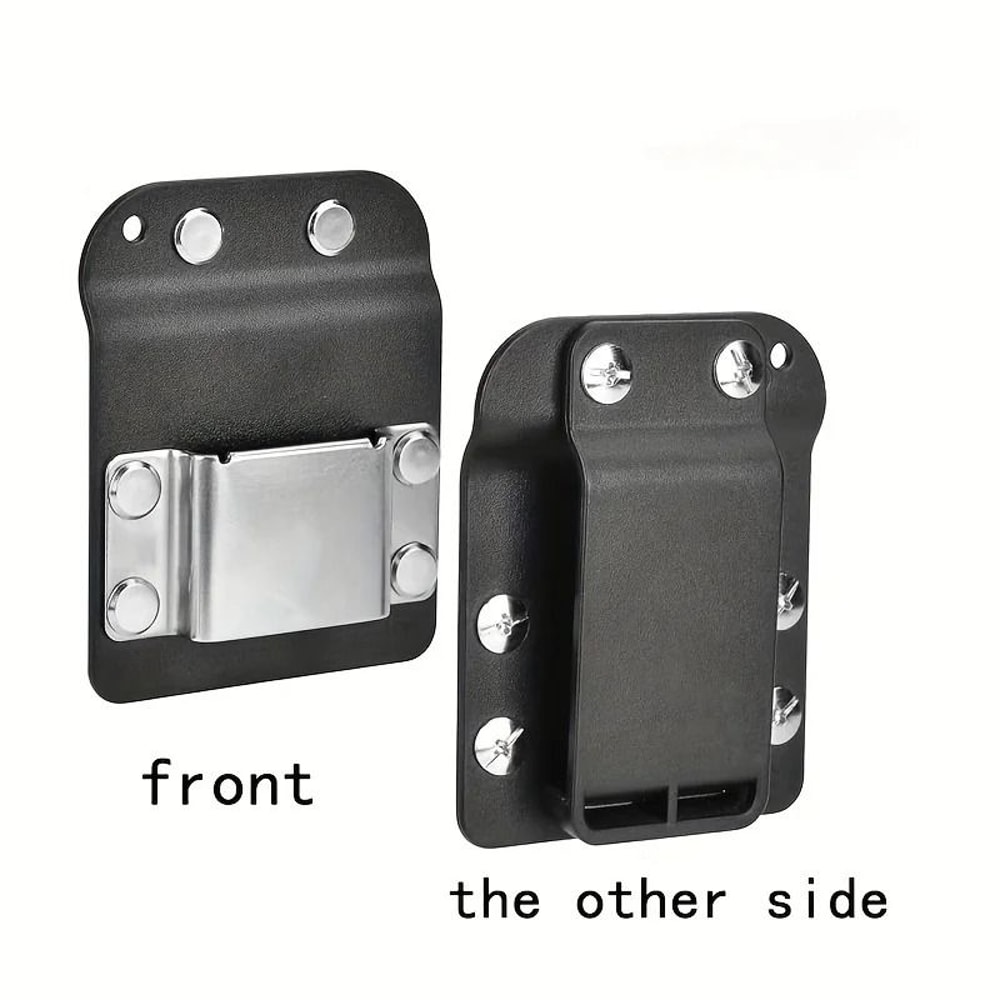 Heavy Duty Clip On Tool Belt Drill Holder Holster 2