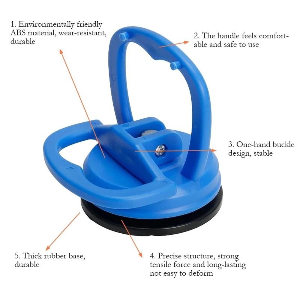 2 Piece Heavy Duty Car Dent Puller Suction Cup Repair Tool 7