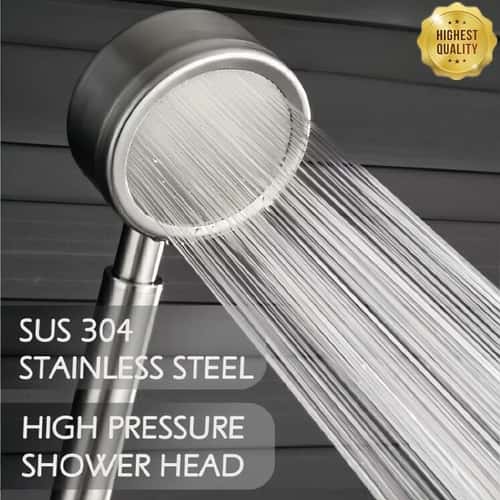 SUS 304 Stainless Steel High Pressure Handheld Shower Head